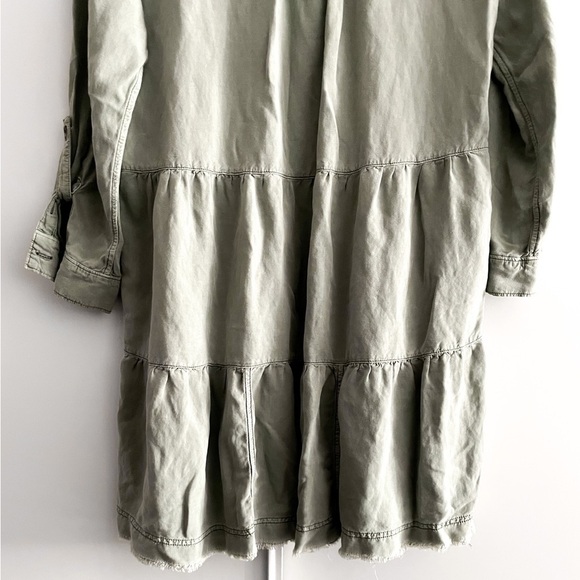 Pilcro Anthropologie Tiered Button Down Dress - Picture 12 of 12